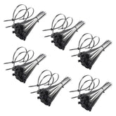 Homestic Pack of 600 250 MM Self Locking Cable Ties|Heavy Duty Nylon Zip Ties|(Black)